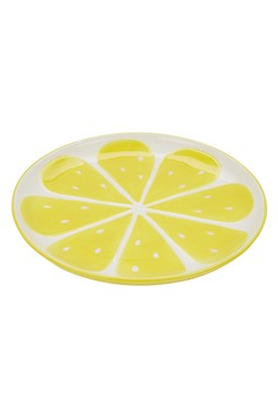 Homesense - YELLOW LEMON PLATE &pound;12.99