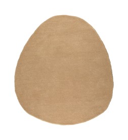 Living Room - Tan Irregular Round Rug &pound;39.99