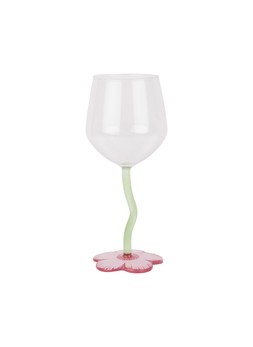Homesense Pink Daisy Wine Glass £4.99