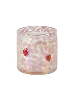 Homesense Pink Hearts Candle £12.99
