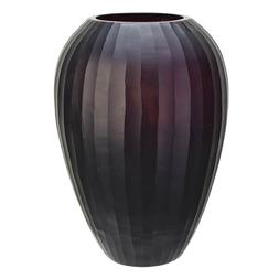 Maroon Glass Vase