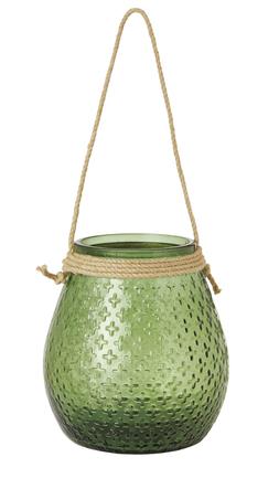 Green Glass Lantern