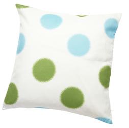 Blue & Green Polka Dot Cushion