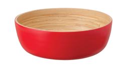 Red Wooden Bowl