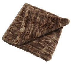 Brown Fur Throw