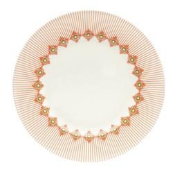Orange decorative plate