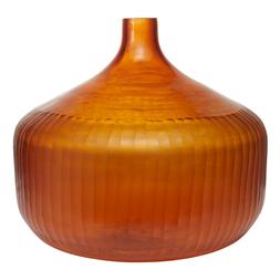Orange Glass Vase
