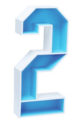 Numerical Shelving Unit