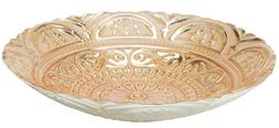 Glass Bowl with Scallop Edge