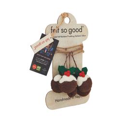 Christmas Pudding Garland &pound;12.99 ( &pound;4.00 donation)