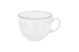 Fi5018 Homesense Glass Snowflakes Xmas Mug £4.99 (RRP) 18361