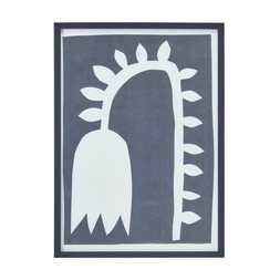 Graphic Monocrome White & Black Plant Framed Wall Art £24.99, €36.99
