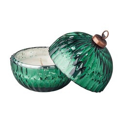 Home Scents Green Glass Bauble Candle £12.99