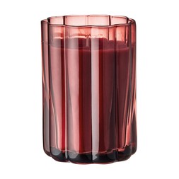 Home Scents Maroon Scalloped Candle £6.99