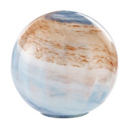 Homesense - Blue and Orange Globe Lamp £19.99