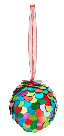 Homesense Colourful Christmas multi-coloured bauble