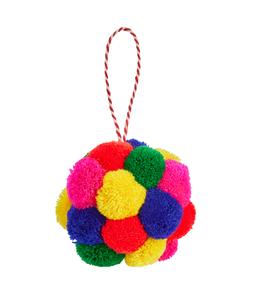 Homesense Colourful Christmas pompom bauble