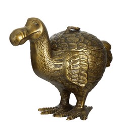Homesense Cosy Christmas bronze dodo lidded ornament