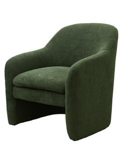 Homesense Cosy Christmas green boucle chair &pound;179.99