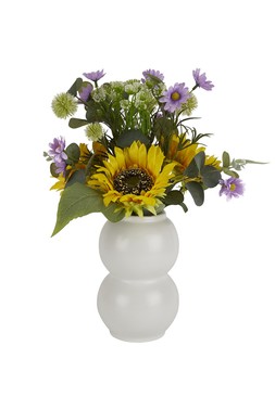 Homesense-fake flower vase &pound;19.99 (RRP &pound;XX)