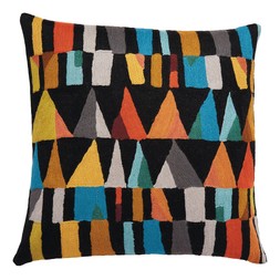 Homesense Gifting brightly coloured stitchwork cushion &pound;19.99