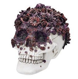 Homesense Halloween flowered skull