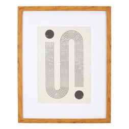 Homesense Japandi framed black and white abstract print &pound;19.99