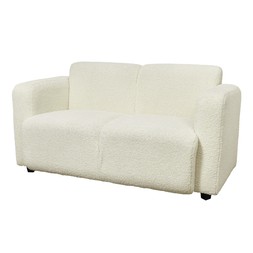 Homesense Japandi white boucle sofa &pound;249.99