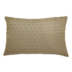 Homesense Neo-Classicism gold geometric patterned oblong cushion