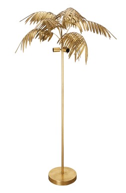 Homesense party gold palmtree lamp &pound;129.99 &pound;