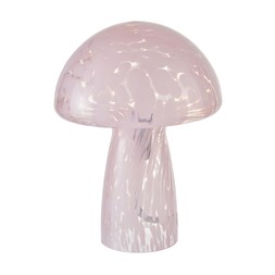 Homesense - Pink Glass Mushroom Lamp £19.99
