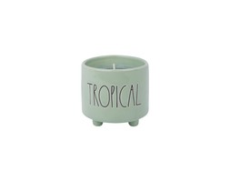 Homesense Rae Dunn Tropical Green Ceramic Scented Candle &pound;9.99