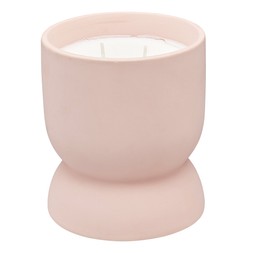 Homesense Sunset Hues pale pink plaster candle &pound;16.99