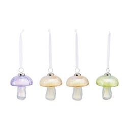 Mystical Forest Pastel Glass Mushroom Baubles £9.99, €13.99 1