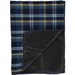 Navy Plaid Outdoor Picnic Blanket 9.99
