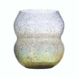 Green and Blue Glass Vase &pound;7.99
