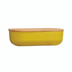 Yellow Wooden Flower Pot &pound;5.99