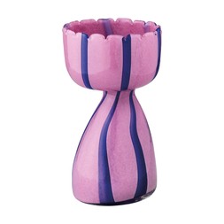 Pillow Talk Glass Purple & Blue Stripe Vase £19.99, €27.99