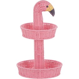 Pink Flamingo Two Tier Serving Stand 16.99