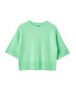 Green Crew Neck Knitted T-Shirt £60 €78