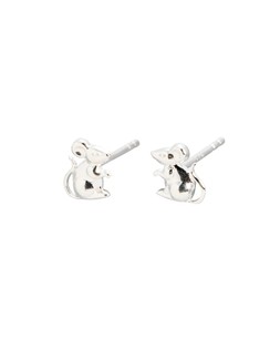 Angelina Mouse Silver Stud Earrings