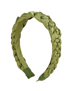 Eaton Green Plait Detail Headband