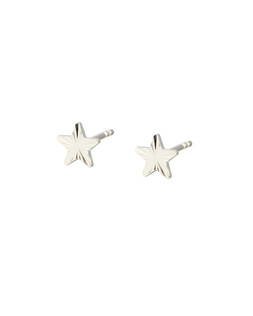Fay Machine Etched Star Silver Plated Stud Earrings £16 €21
