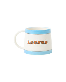 Blue & Brown 'Legend' Ceramic Mug