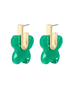 Aaliyah Resin Flower Hoop Earrings £16.50 €21.50