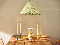 Alba Green Striped Ruffle Lamp Shade £49.5 (landscape) (2)