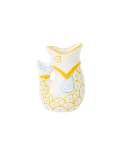 Albertino Yellow Ceramic Mini Fish Jug £10 €13
