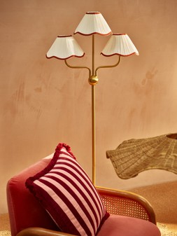 Bardot Triple Cream Floor Lamp £175