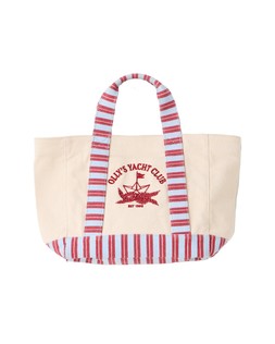 Blue & Red Striped Yacht Club Mini Fabric Tote Shopper Bag £32