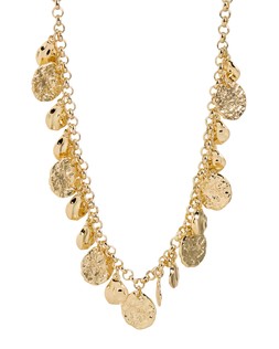 Cassia Gold Tone Multi Charm Necklace £32.00 €42.00